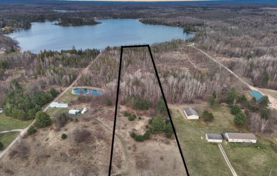 Exceptional Northern Michigan Lakeside Property – 10.4 Acres of Wooded Land with Lake Frontage